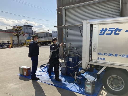 ブログ銀の汗 - ウレタン圧送ＵＮマシン レンタルシステム.COM（東京）